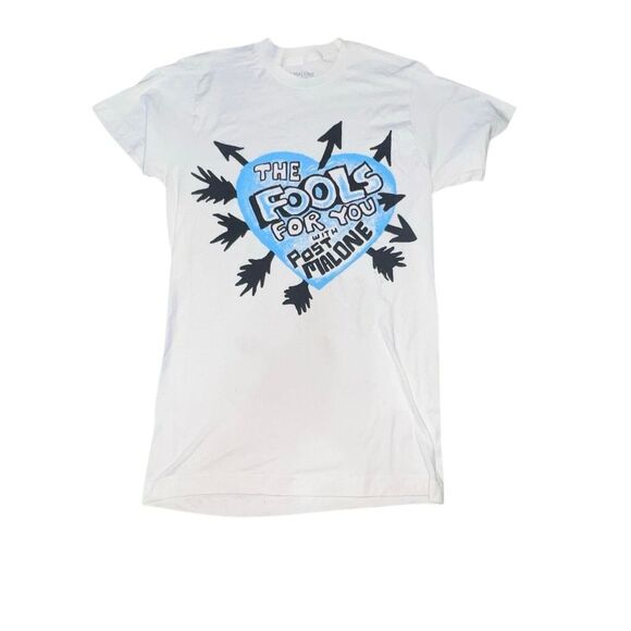 Post Malone F-1 Trillion Heart with Arrows Tee The Fools For You size Medium - Picture 1 of 7